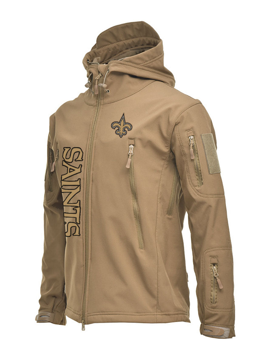 New Orleans Saints Waterproof Warm Climbing Jacket