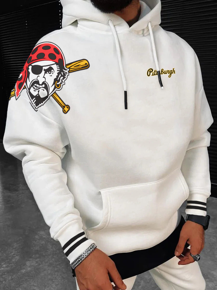 Pittsburgh Pirates Fashion Men's Crewneck Hooded