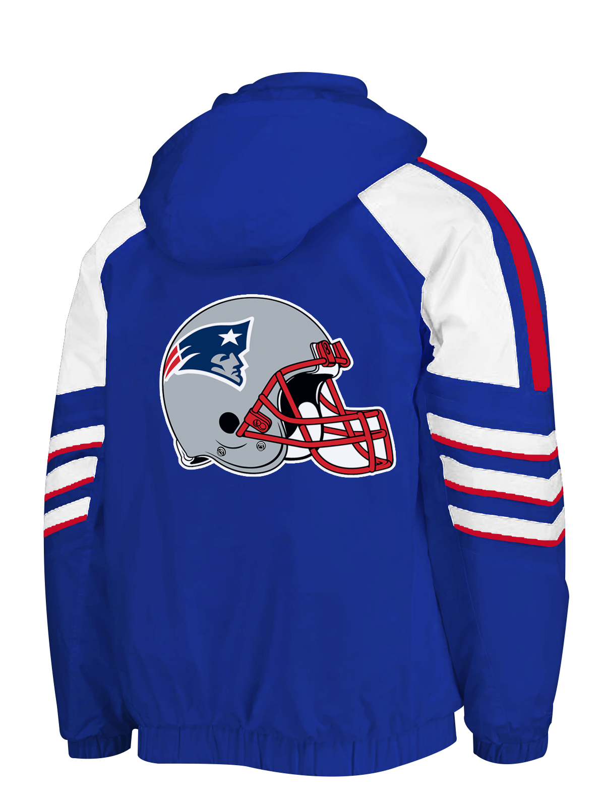 New England Patriots NE Half-Snap Hoodie Jacket