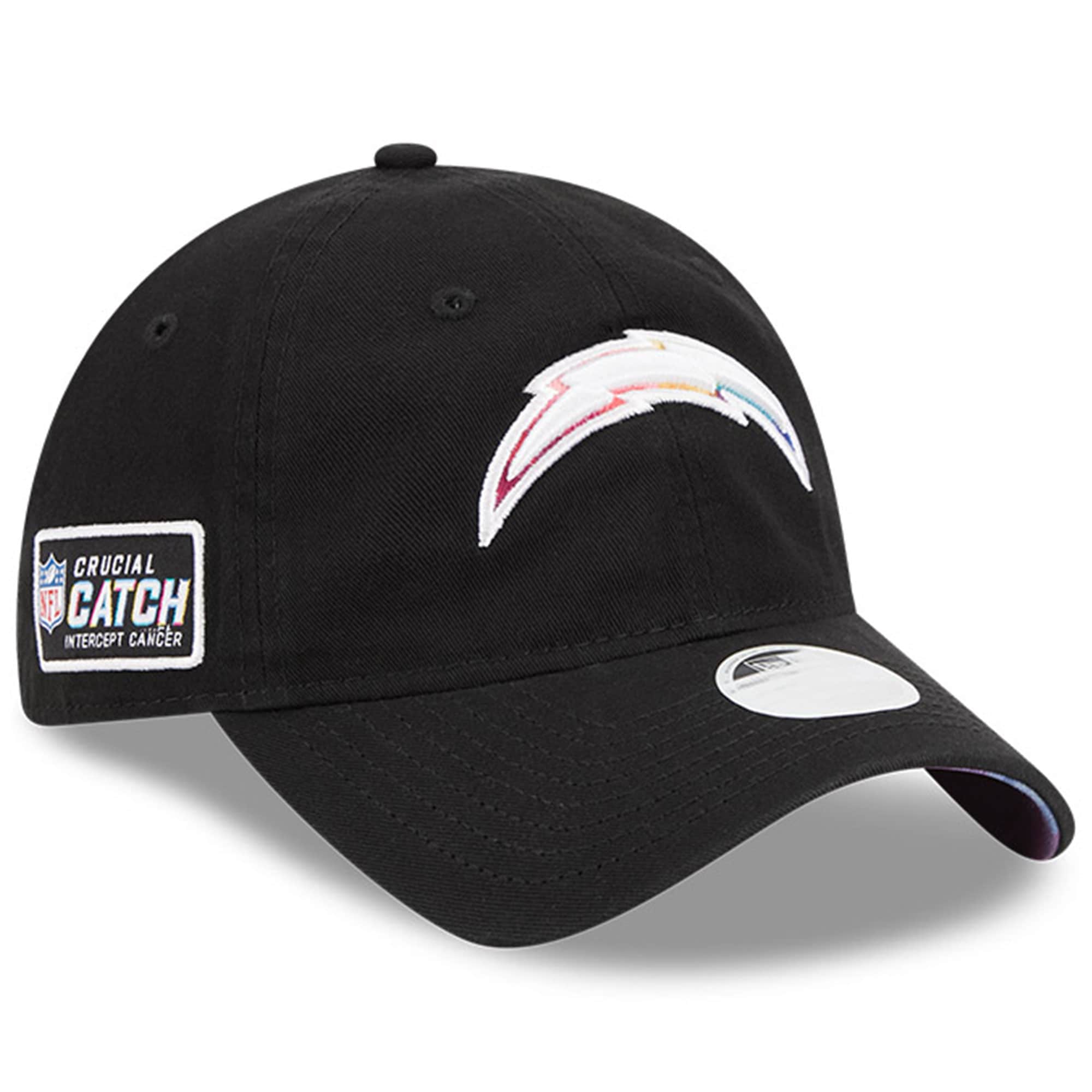 Los Angeles Chargers Women's Black 2023 Crucial Catch 9TWENTY Adjustable Hat