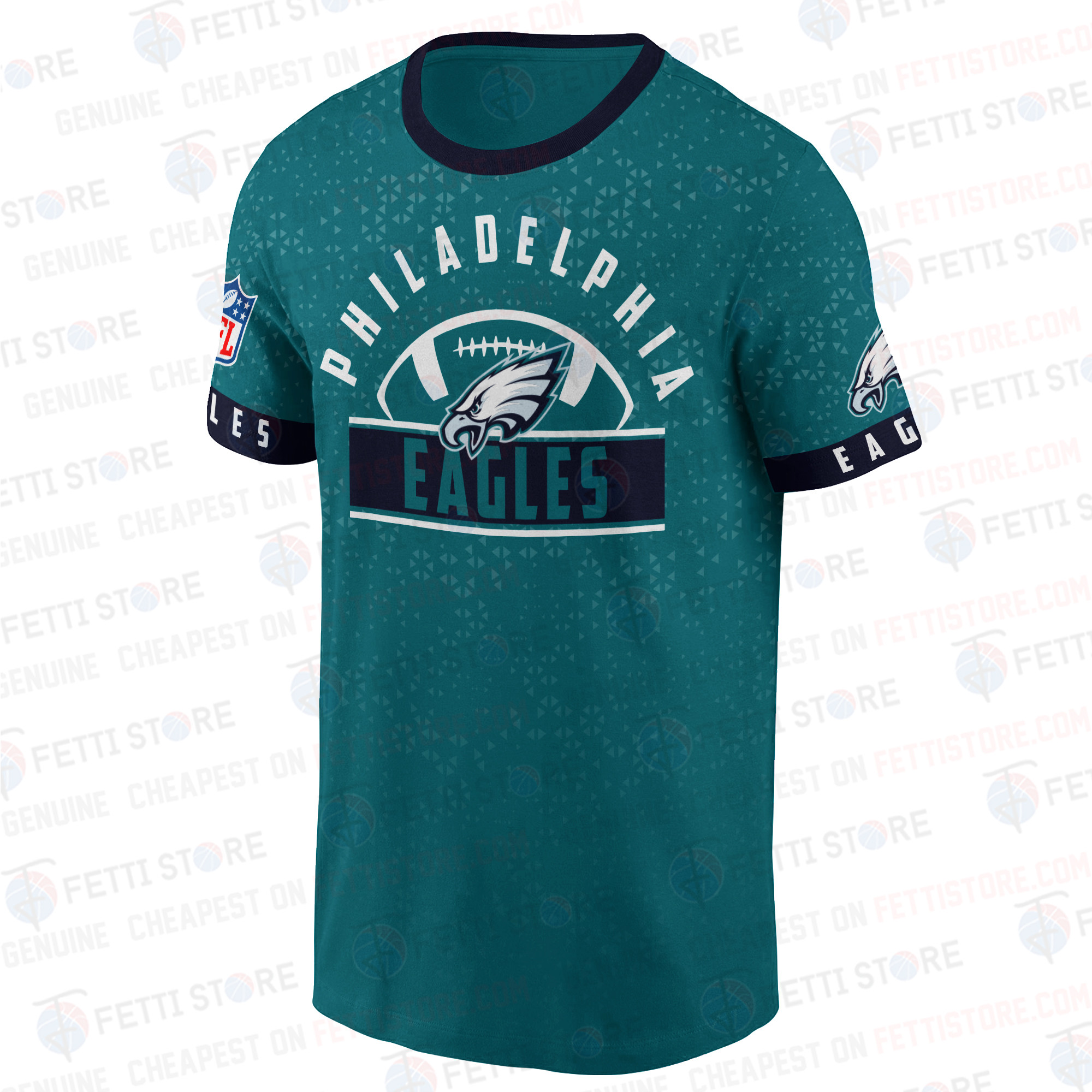 Philadelphia Eagles American Football Leauge Pattern 3D T-Shirt SH1
