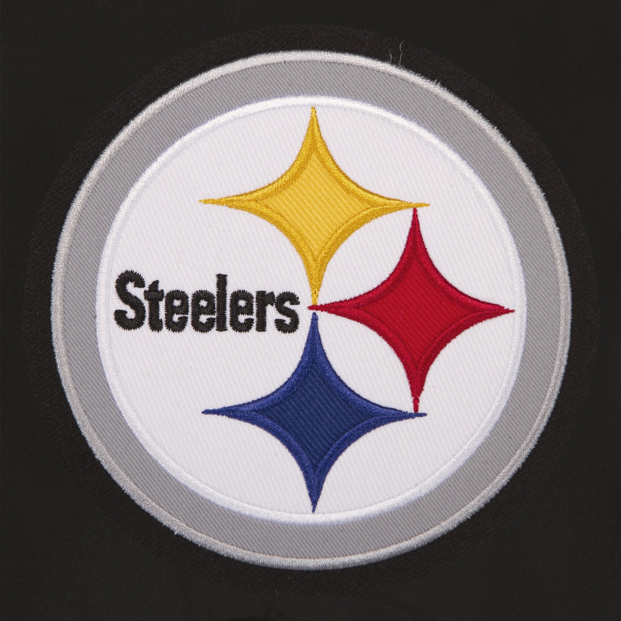 PITTSBURGH STEELERS REVERSIBLE WOOL JACKET - BLACK