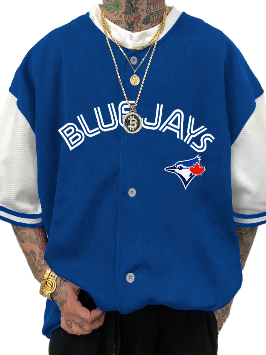 Toronto Blue Jays Fashion Men's Fashion Short Sleeve Jersey