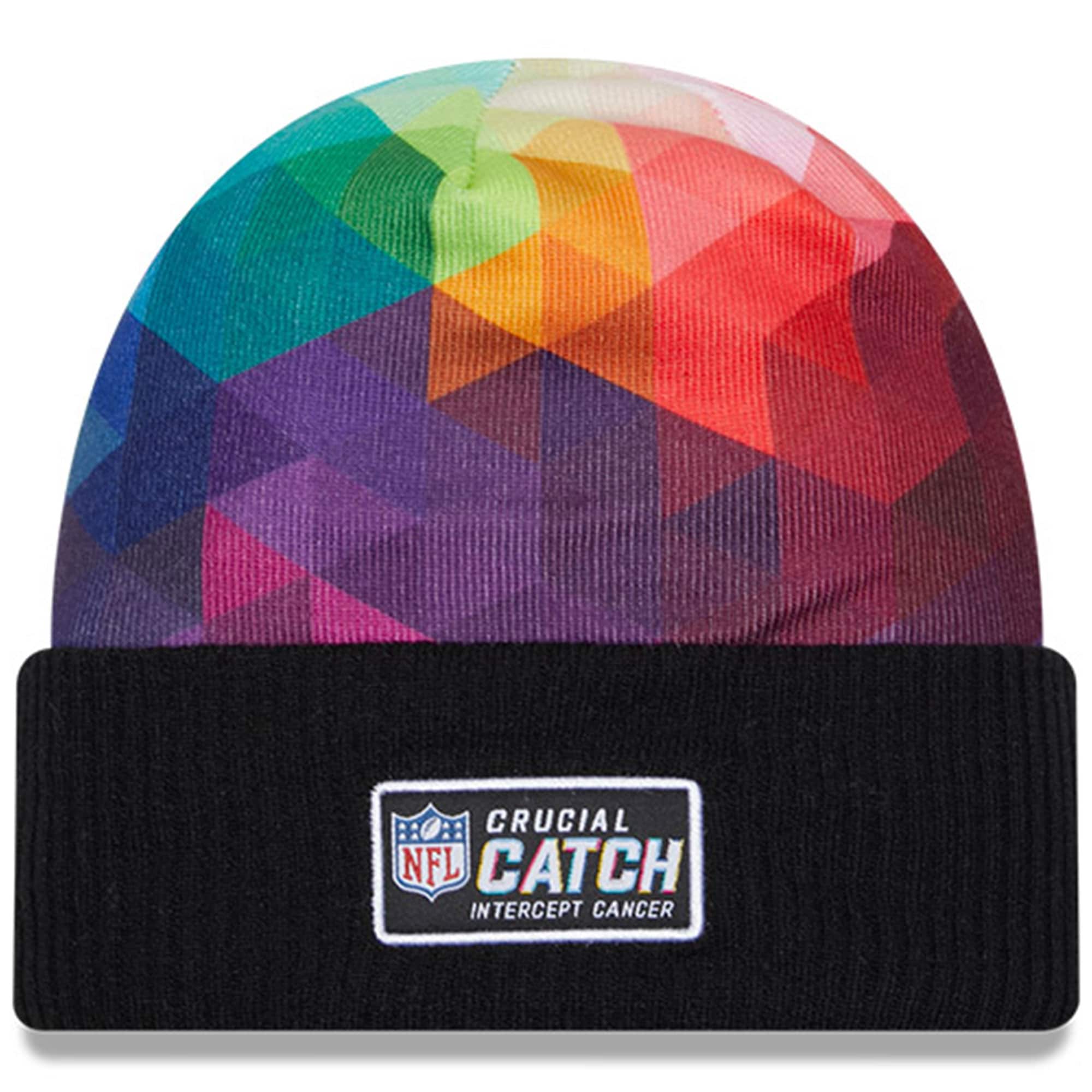 Washington Commanders Men's Black 2023 Crucial Catch Cuffed Knit Hat