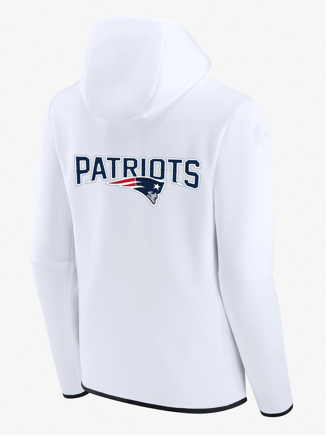 New England Patriots White Diamond Full-Zip Jacket