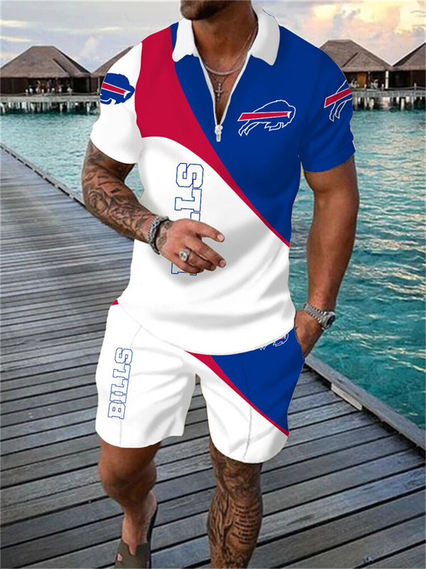 Buffalo Bills Limited Edition Polo Shirt And Shorts Two-Piece Suits
