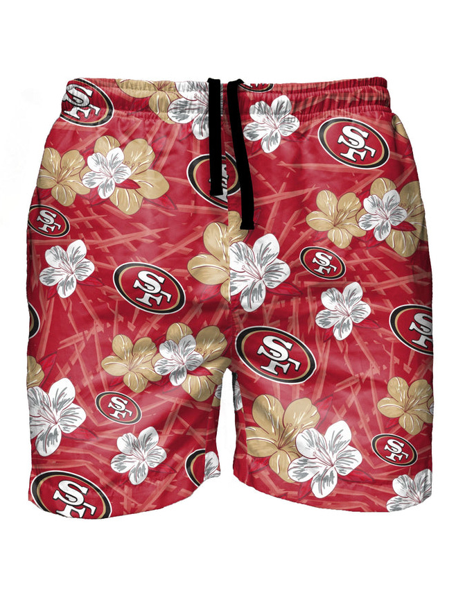 San Francisco 49ers Casual Hawaiian Shorts
