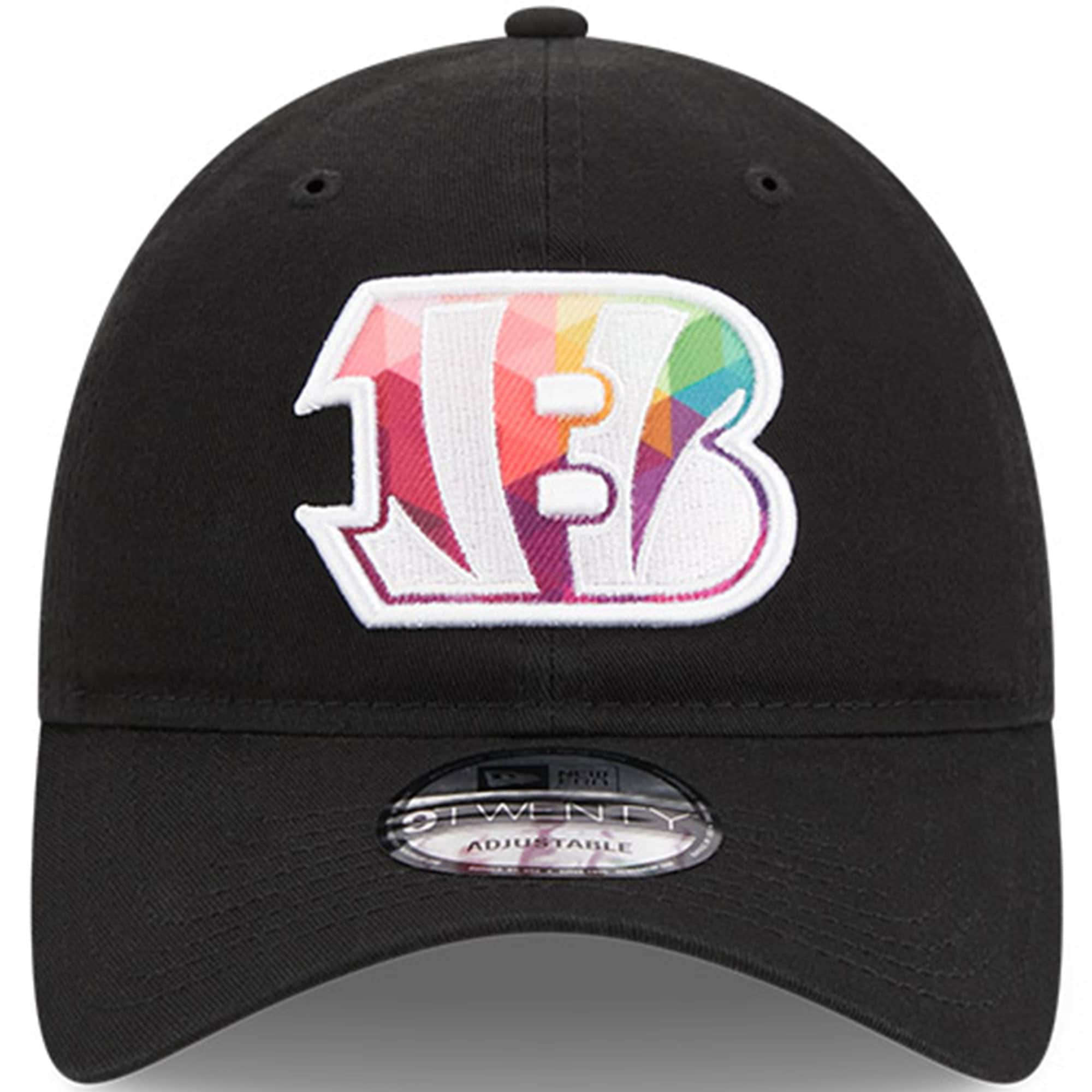 Cincinnati Bengals Men's   Black 2023  Crucial Catch 9TWENTY Adjustable Hat