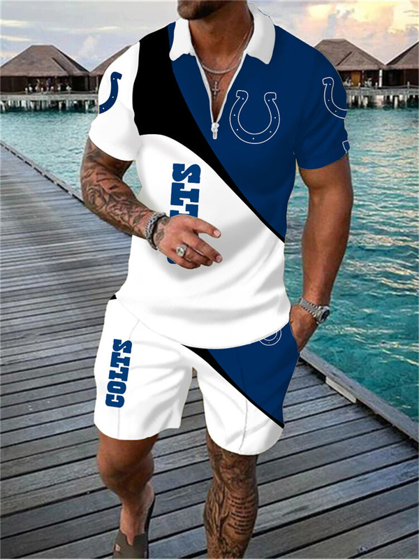 Indianapolis Colts Limited Edition Polo Shirt And Shorts Two-Piece Suits