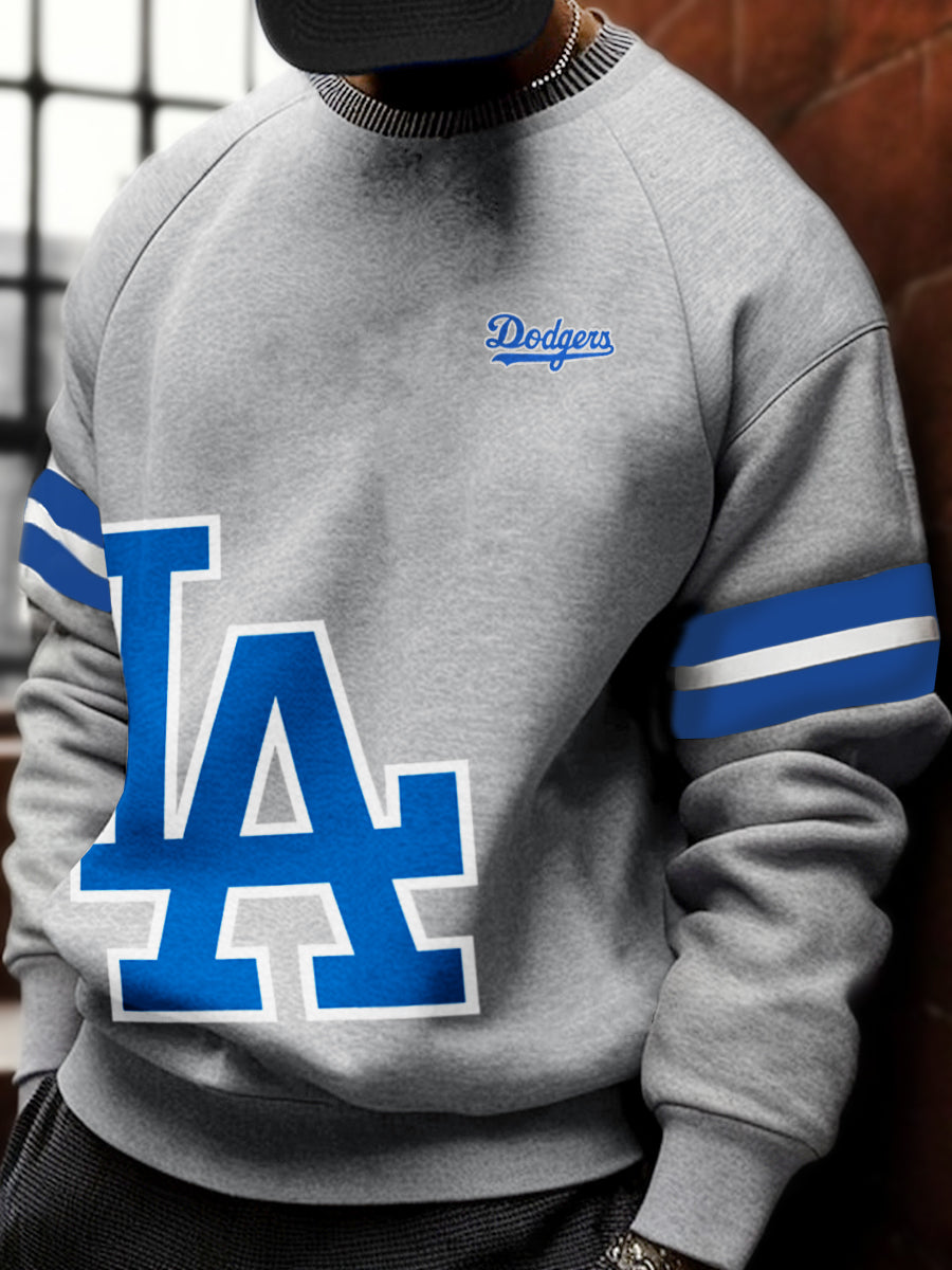 Los Angeles Dodgers MLB Men's Oversize Crewneck Sweatshirt