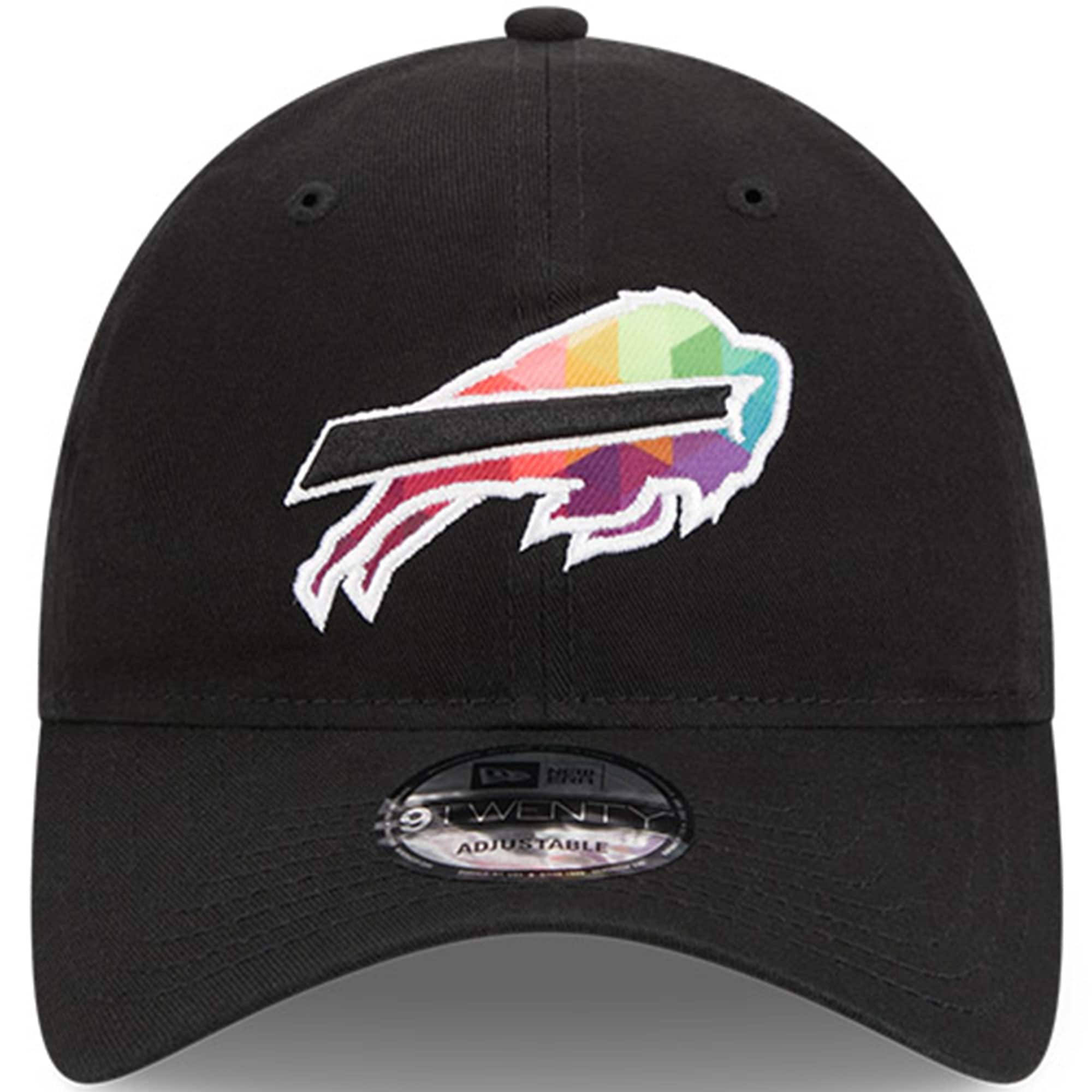 Buffalo Bills Men's Black 2023 Crucial Catch 9TWENTY Adjustable Hat