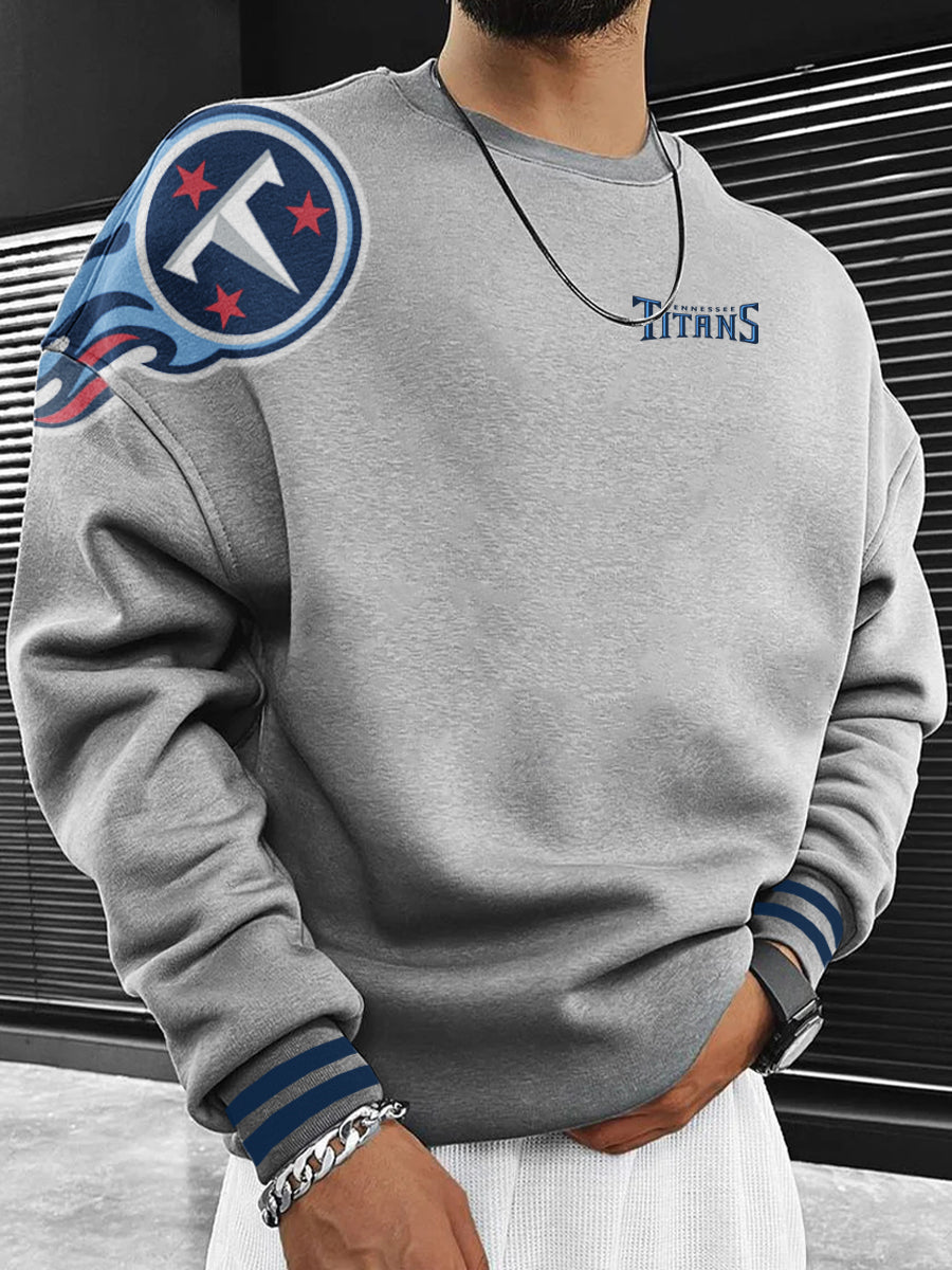 Tennessee Titans Printed Unisex Casual Sweatshirt