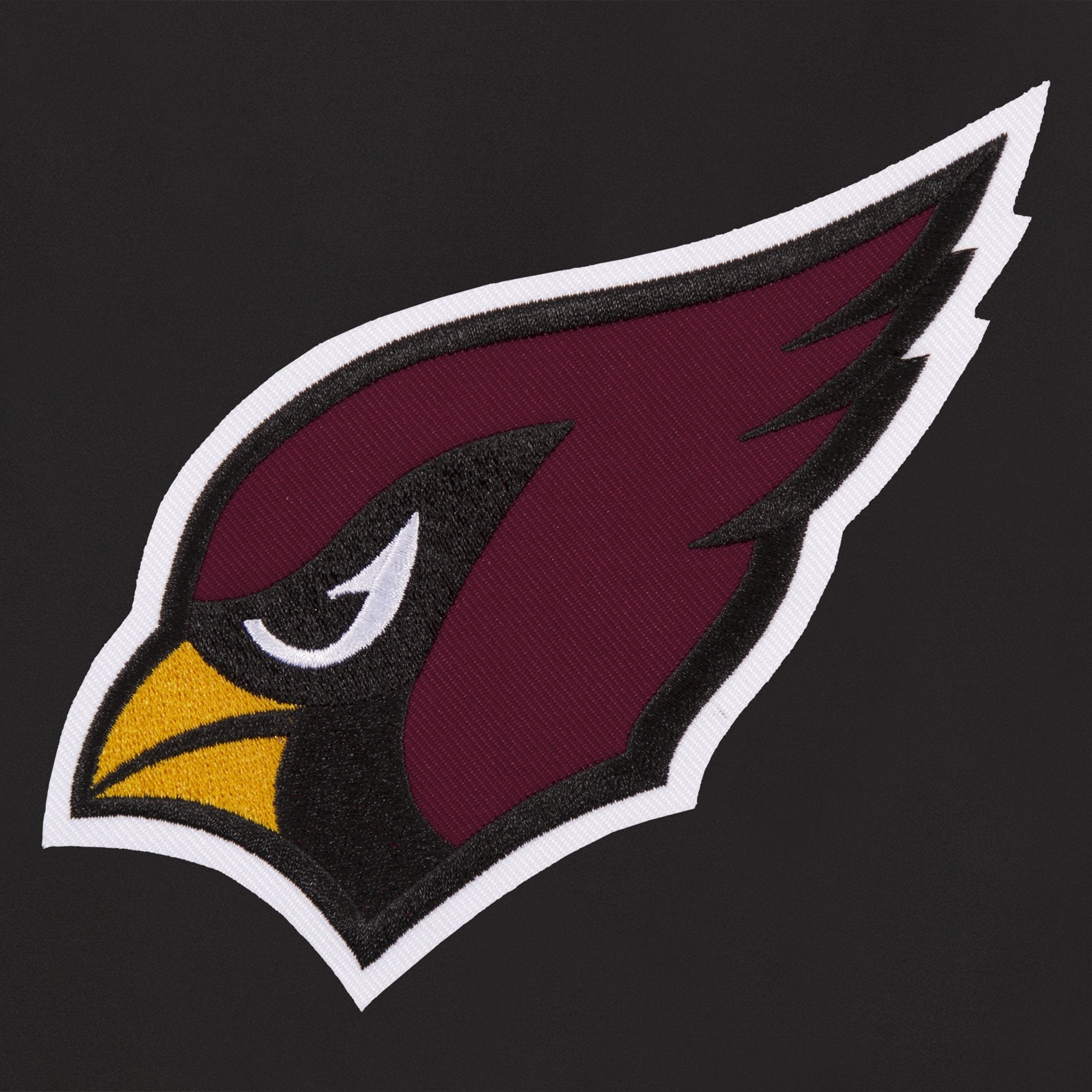 ARIZONA CARDINALS REVERSIBLE WOOL JACKET - BLACK