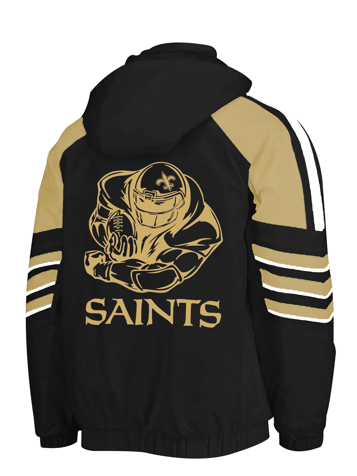 New Orleans Saints Half-Snap Hoodie Jacket