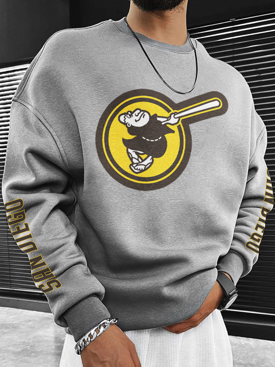 San Diego Padres Fashion Men's Crewneck Sweatshirt