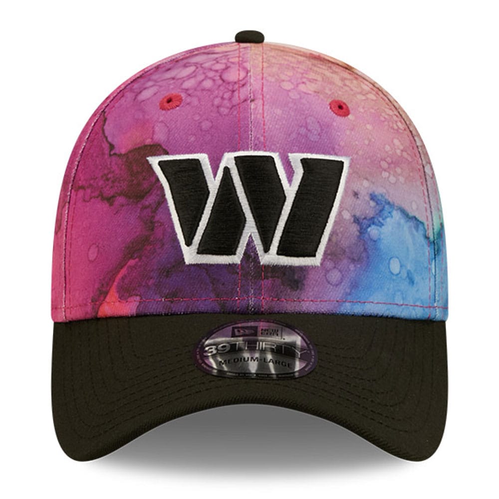 Washington Commanders Men's Pink/Black 2022 Crucial Catch 39THIRTY Flex Hat