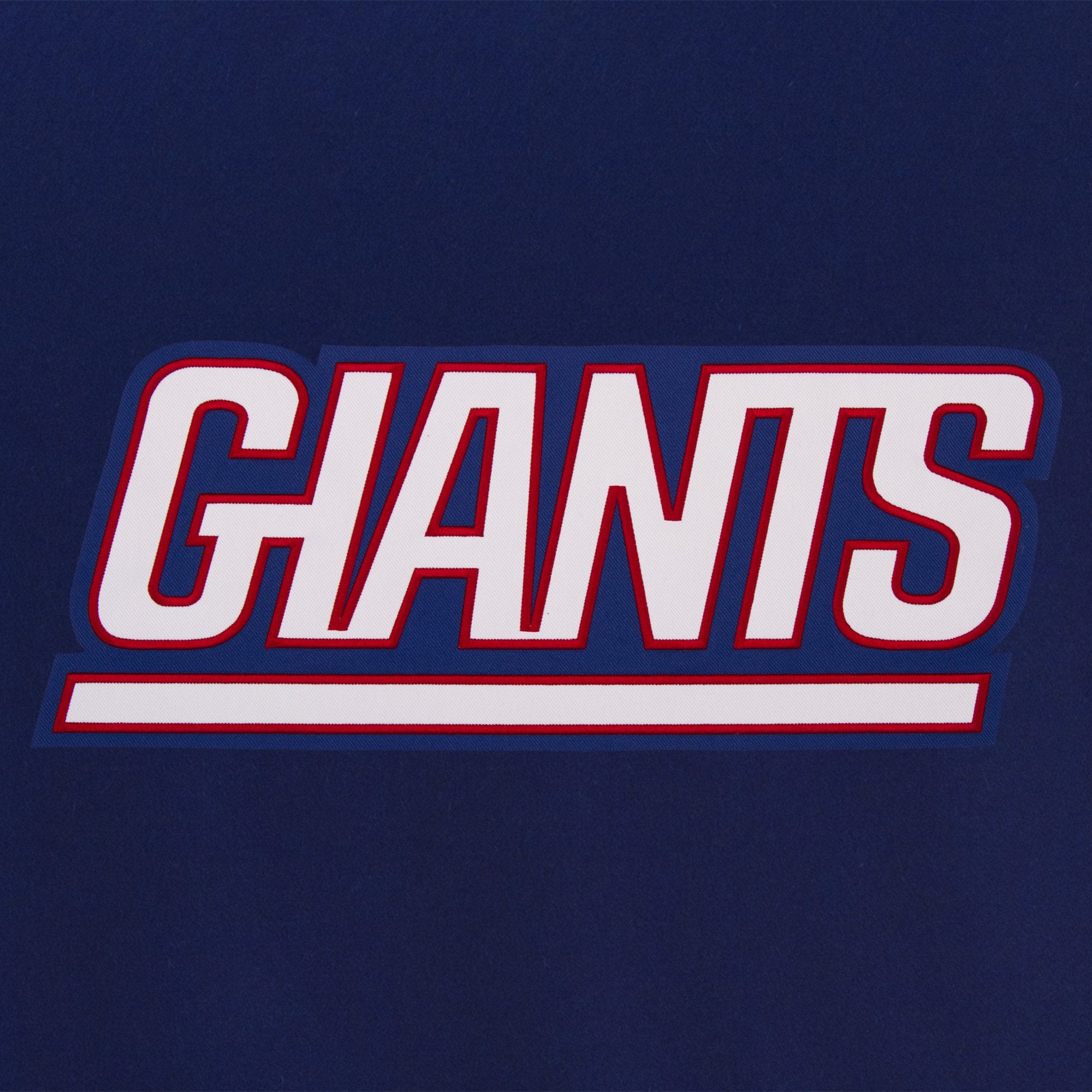 NEW YORK GIANTS REVERSIBLE WOOL JACKET - ROYAL BLUE