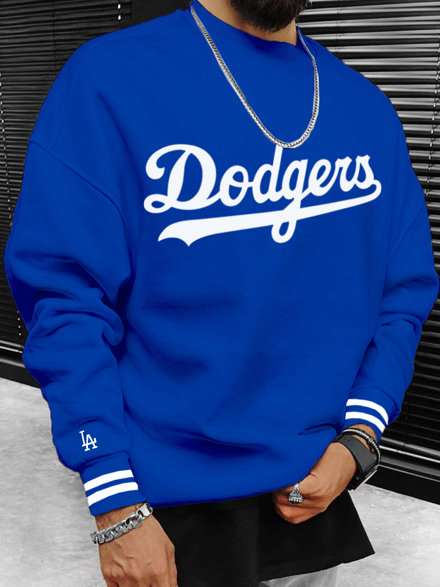 Los Angeles Dodgers MLB Men's Oversize Crewneck Sweatshirt
