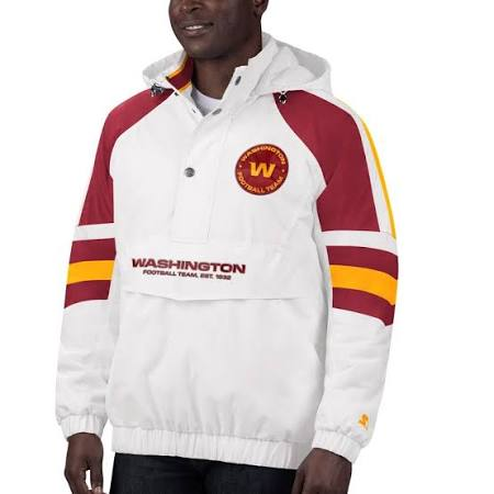 Washington Commanders Football Half-Snap Hoodie Jacket