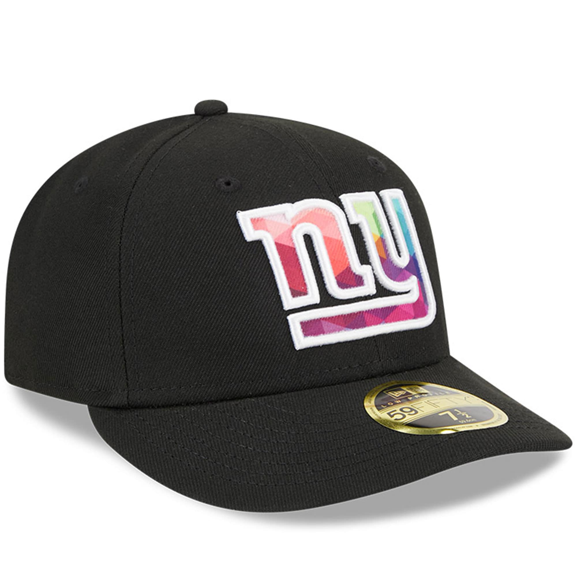 New York Giants Men's   Black 2023  Crucial Catch Low Profile 59FIFTY Fitted Hat