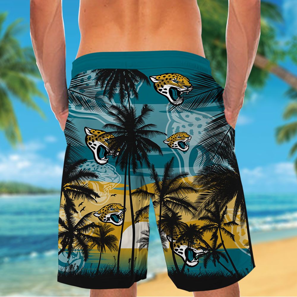Jacksonville Jaguars Tropical Casual Hawaiian Shorts