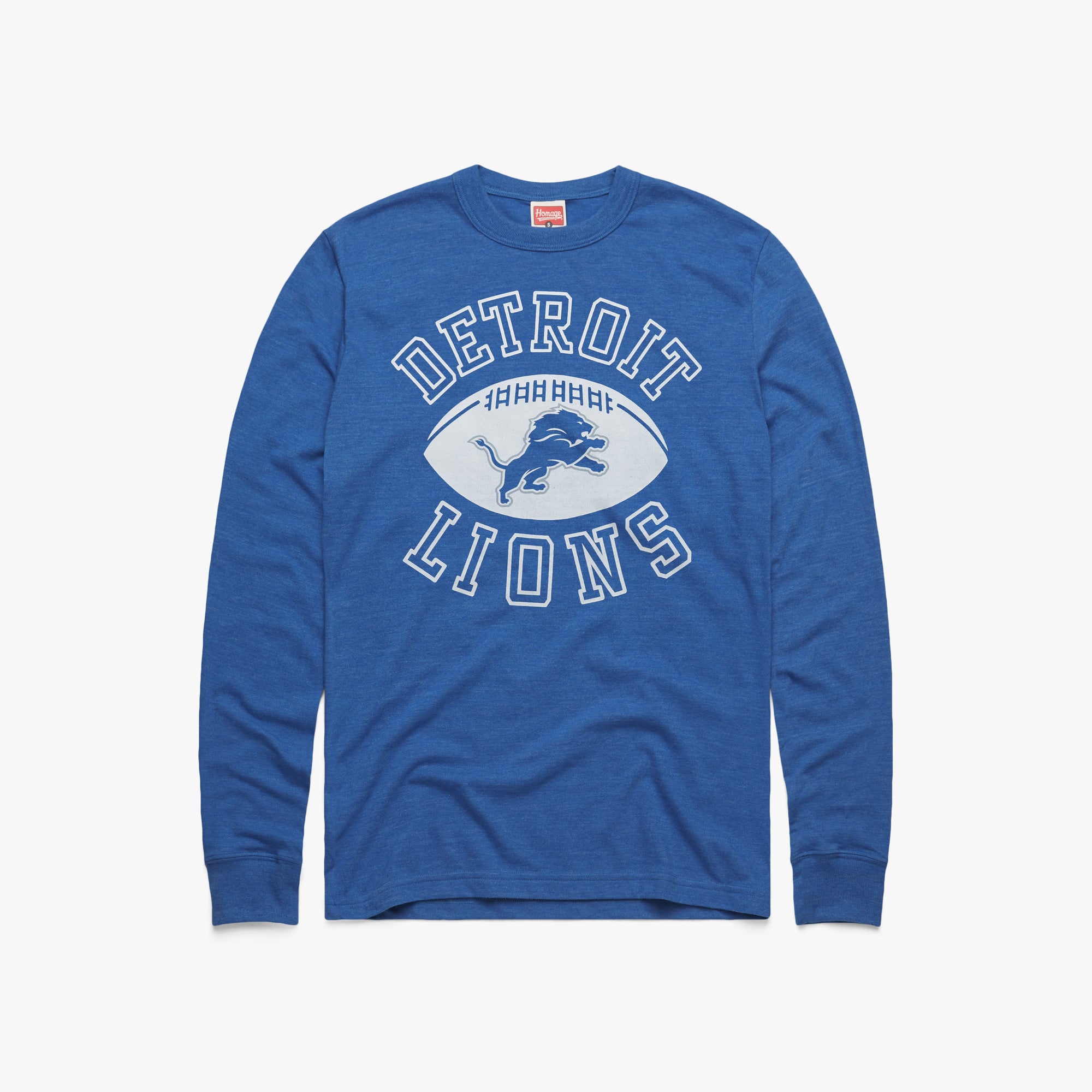 Detroit Lions Pigskin Long Sleeve Tee