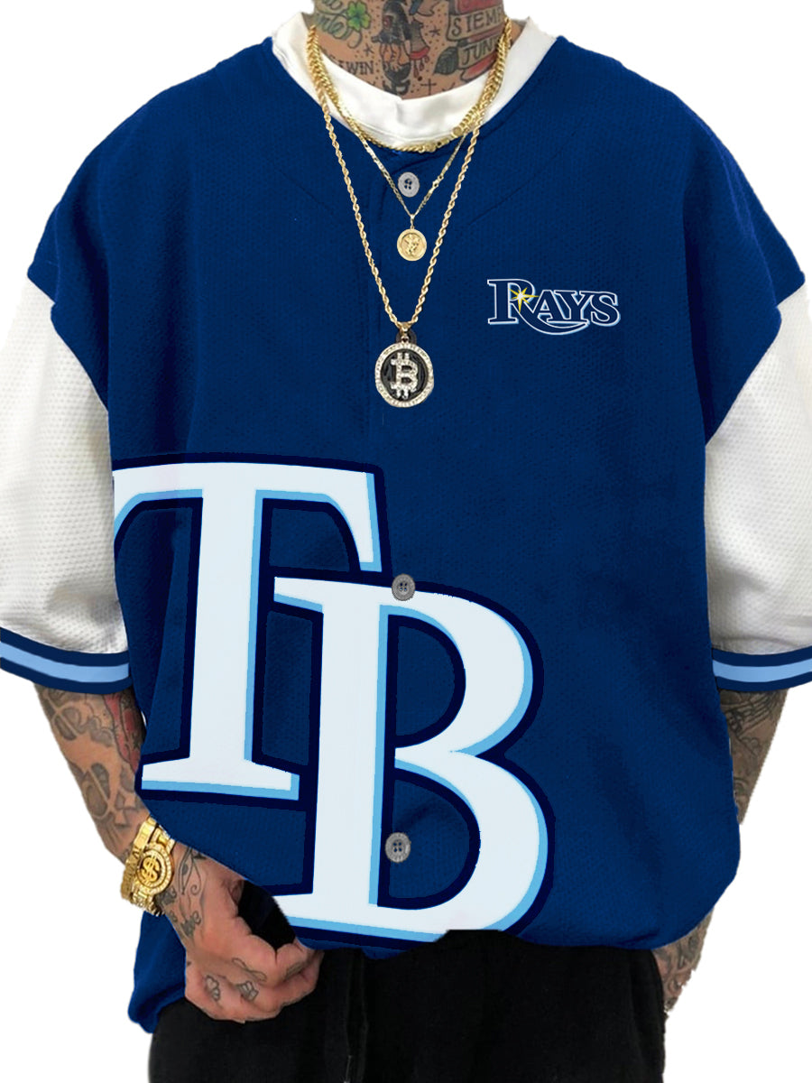 Tampa Bay Rays MLB Men's Fashion Short Sleeve Jersey