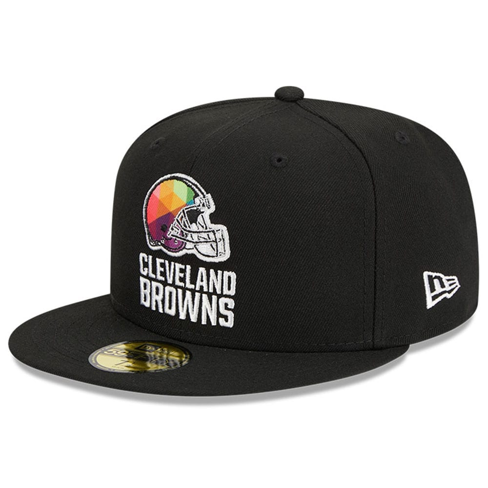 Cleveland Browns Men's Black 2023 Crucial Catch 59FIFTY Fitted Hat
