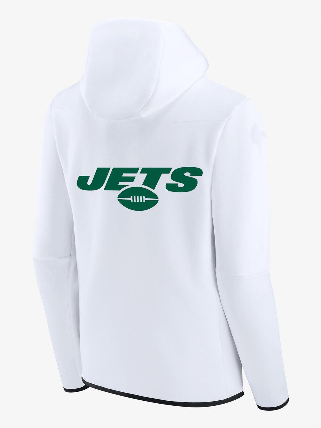 New York Jets White Diamond Full-Zip Jacket