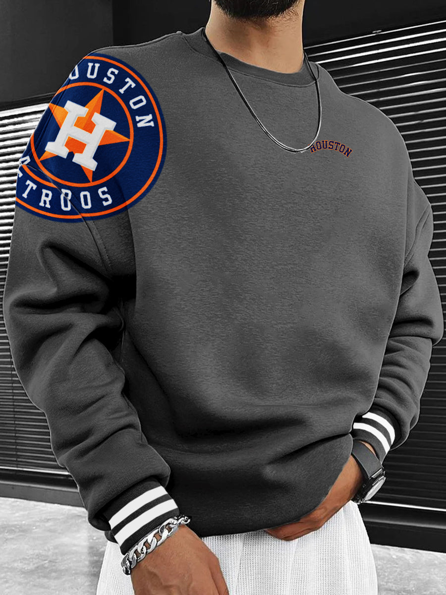 Houston Astros Fashion Men's Crewneck Sweatshirt