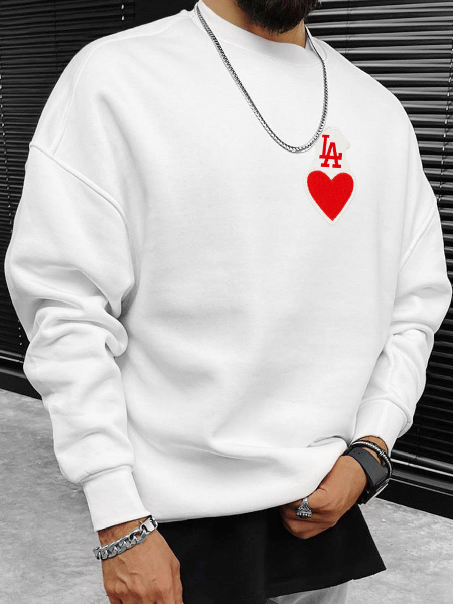 Los Angeles Dodgers MLB Men's Oversize Crewneck Sweatshirt