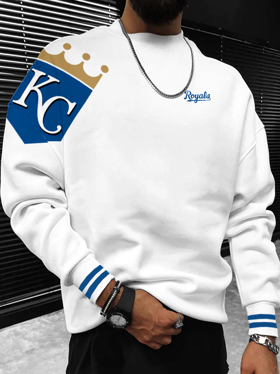 Kansas City Royals Fashion Men's Crewneck Sweatshirt