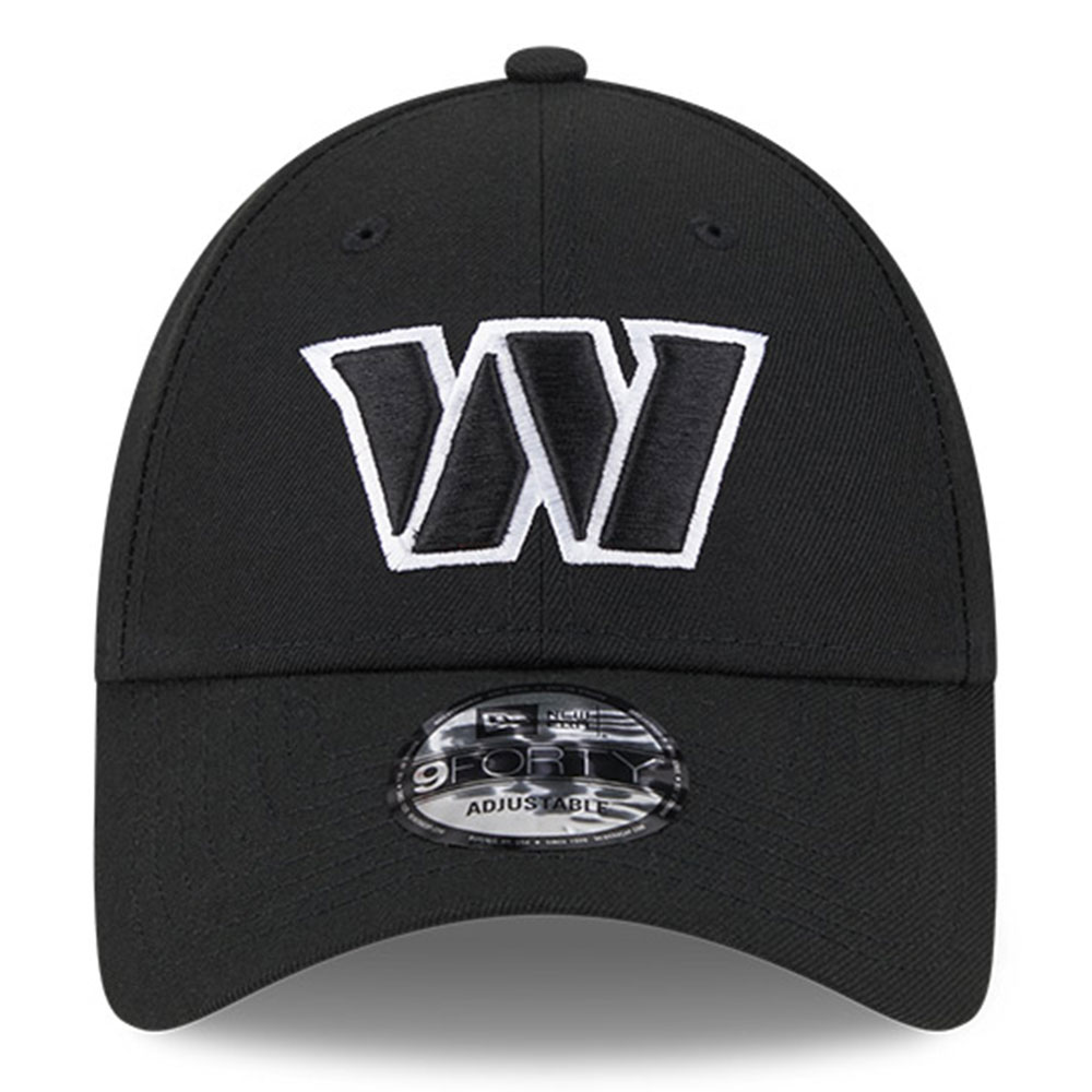 Washington Commanders Men's Black 2023 Crucial Catch 9FORTY Adjustable Hat
