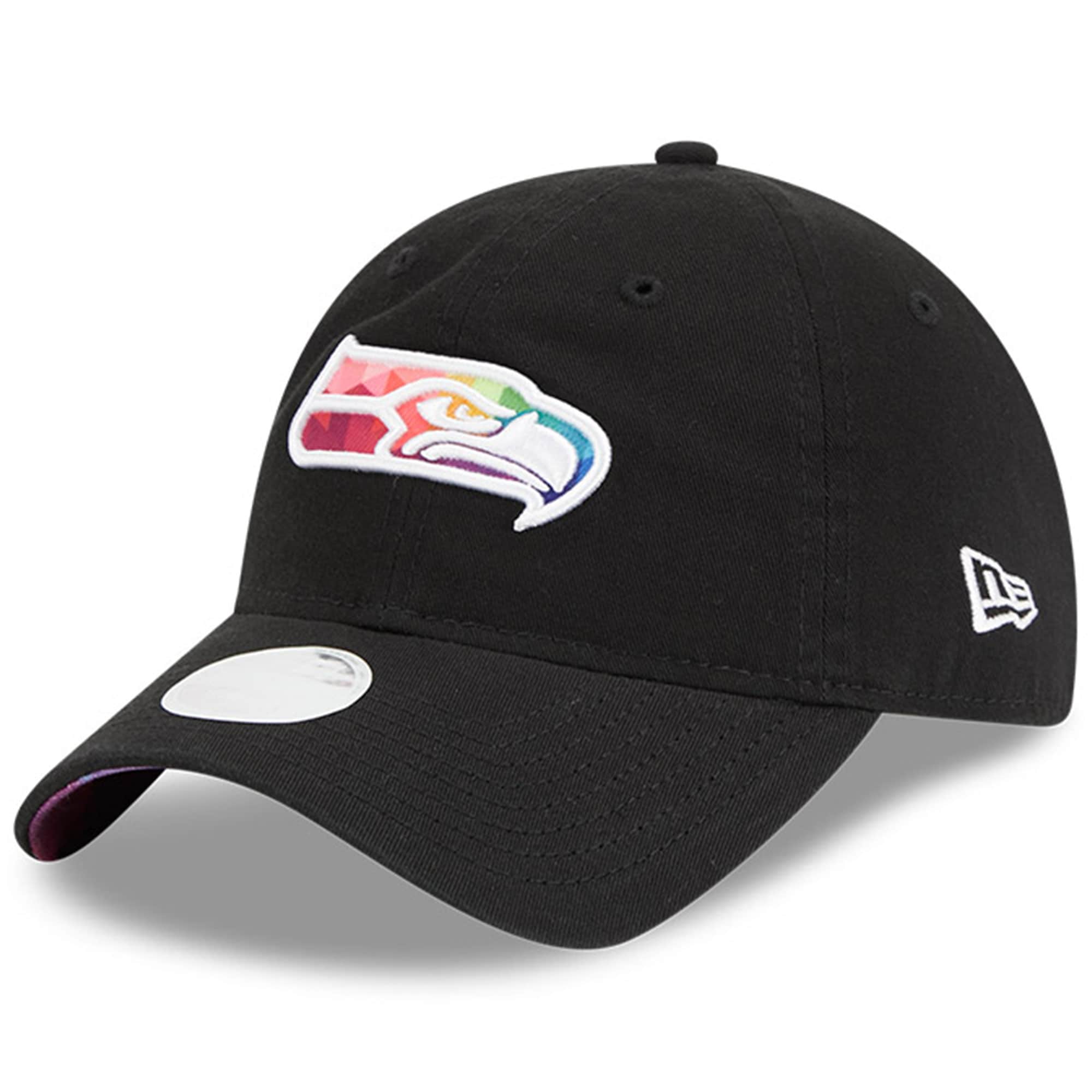 Seattle Seahawks Women's   Black 2023  Crucial Catch 9TWENTY Adjustable Hat