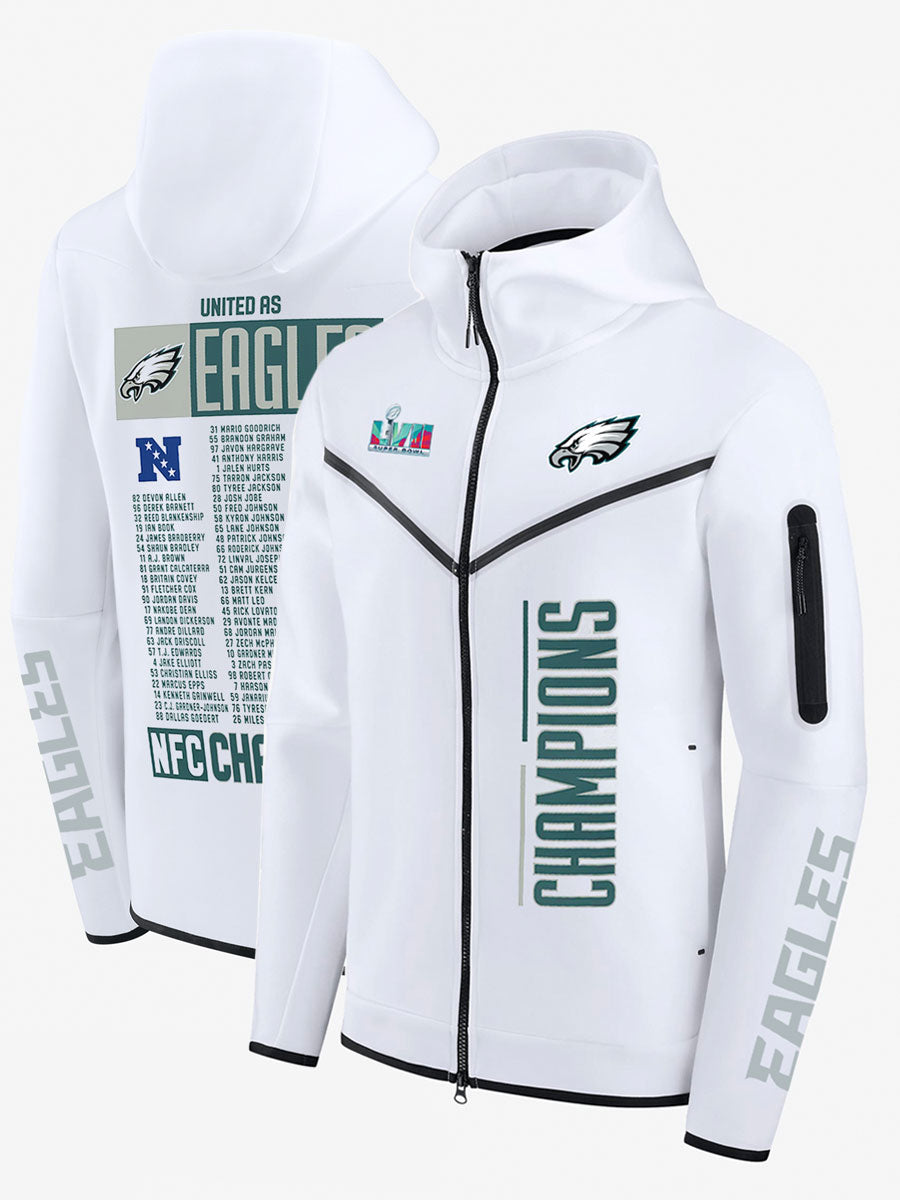Philadelphia Eagles Champions Roster Diamond Full-Zip Jacket