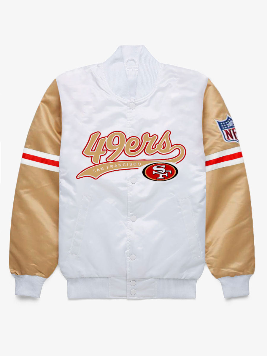 San Francisco 49ers HOMAGE X STARTER Contrast Print Jacket