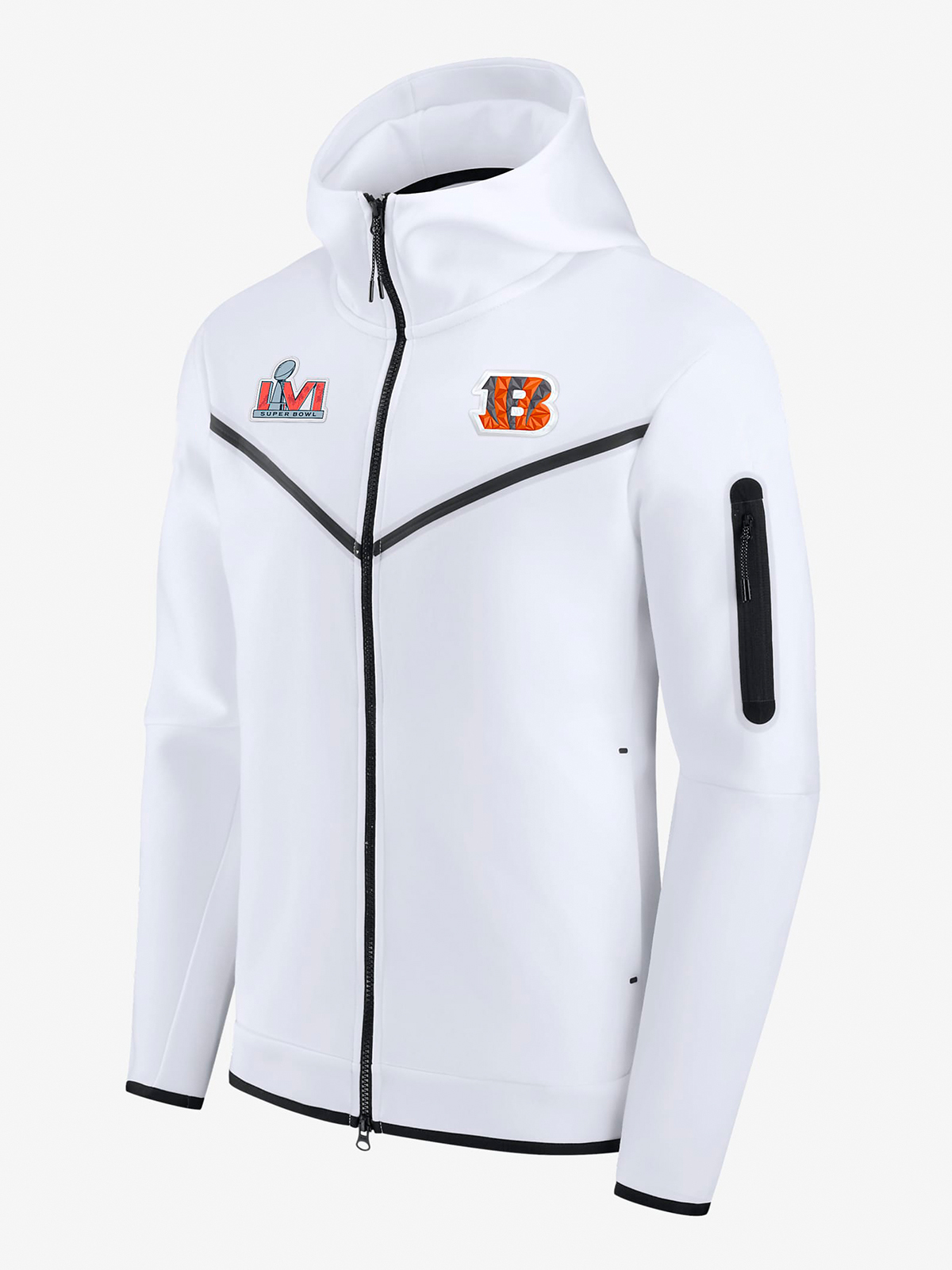 Cincinnati Bengals LVI White Diamond Full-Zip Jacket