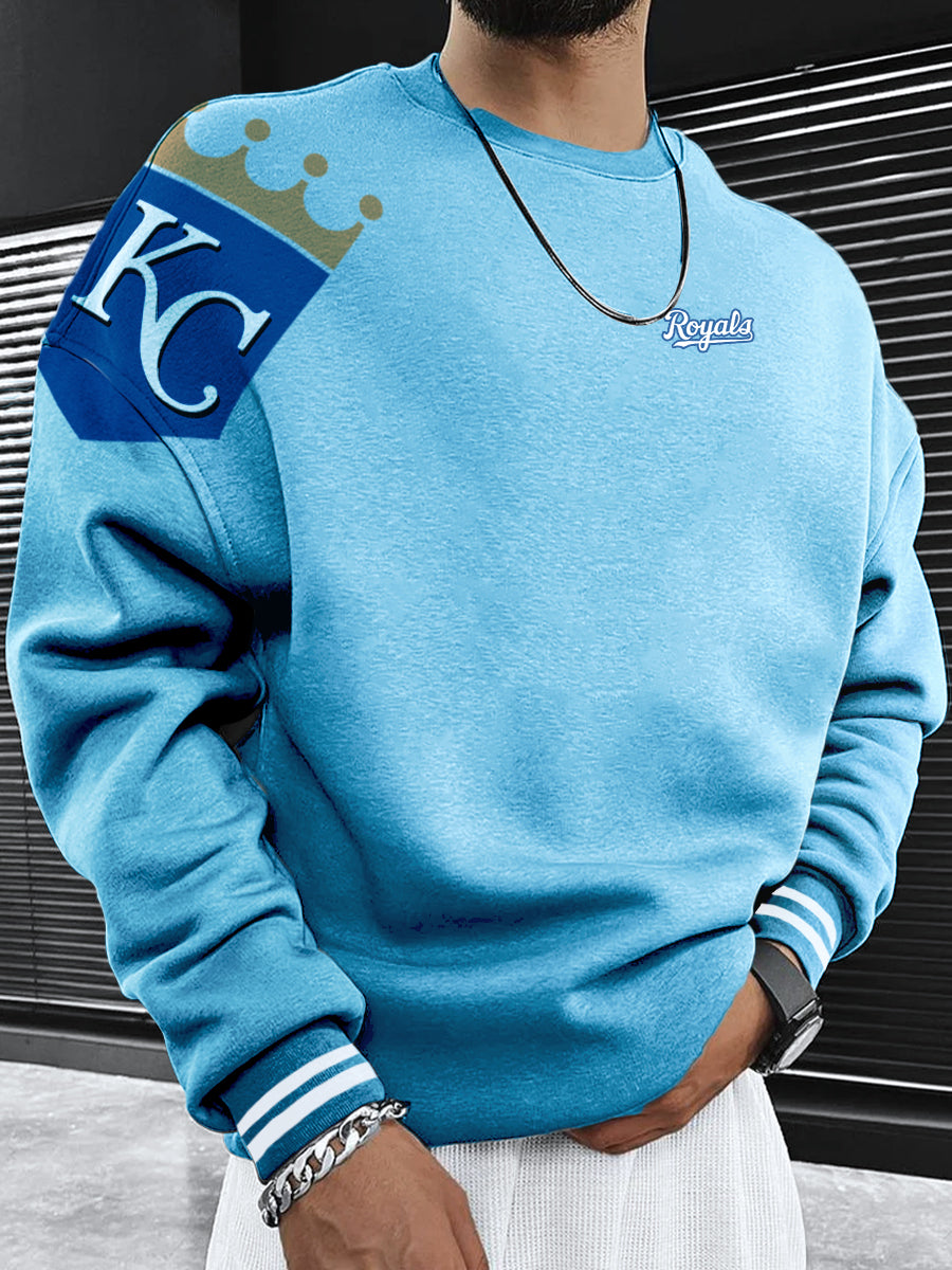Kansas City Royals Fashion Men's Crewneck Sweatshirt