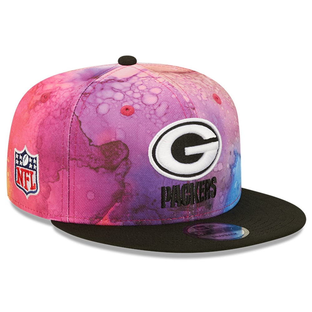 Green Bay Packers Men's Pink/Black 2022 Crucial Catch 9FIFTY Snapback Hat