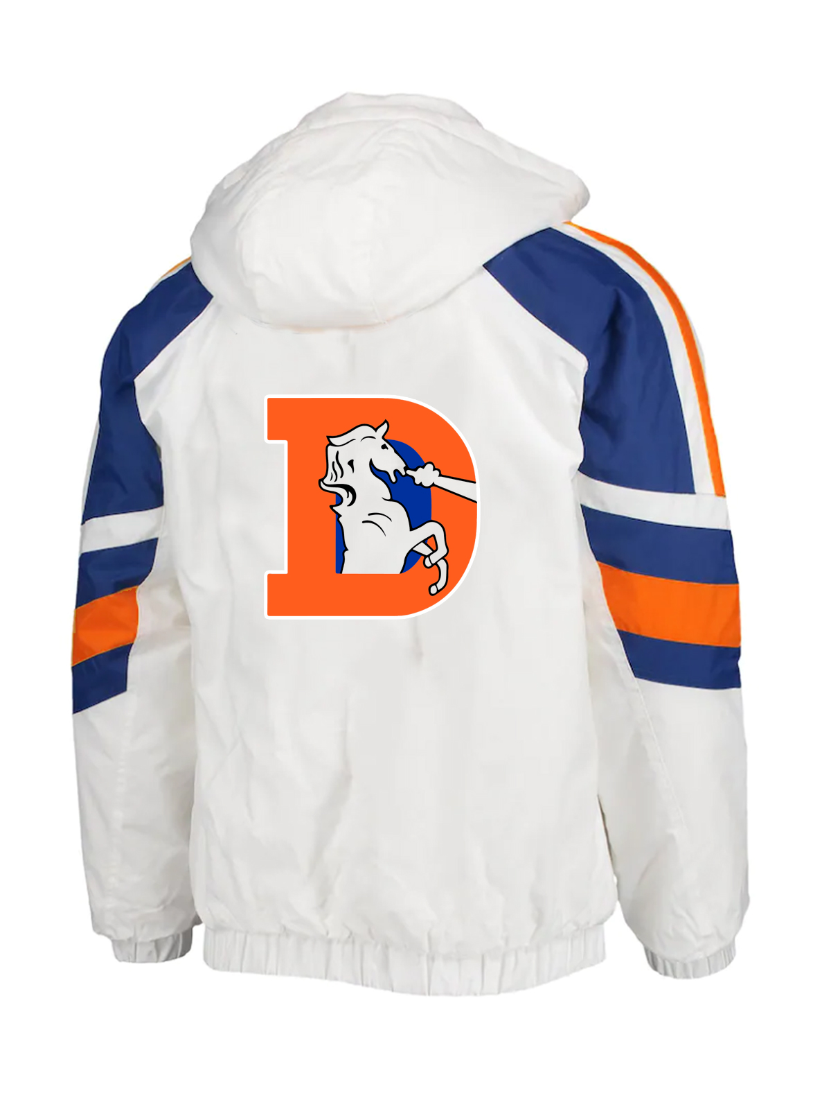Denver Broncos Half-Snap Hoodie Jacket
