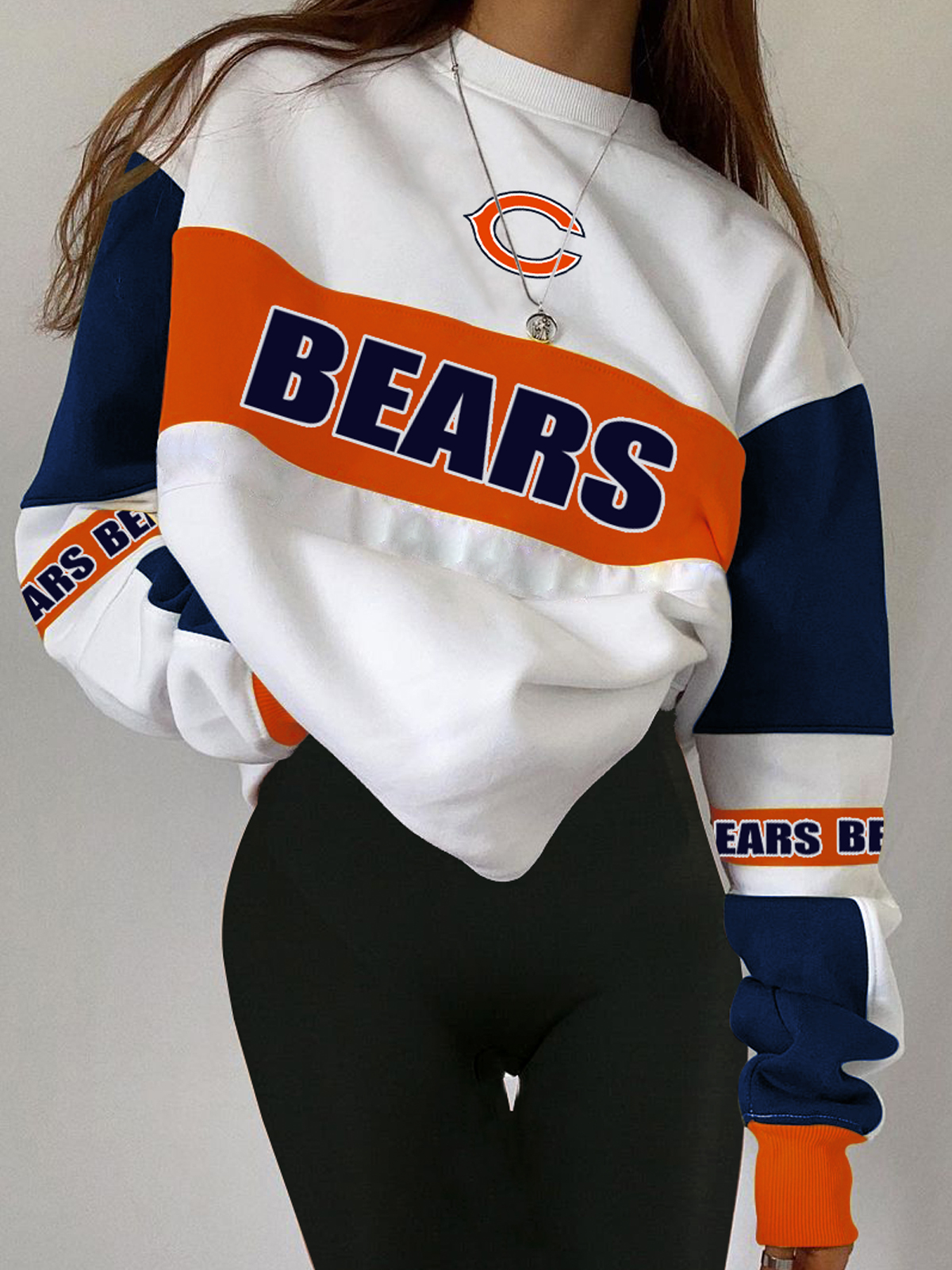 Chicago Bears Fashion Printed Sweatshirt
