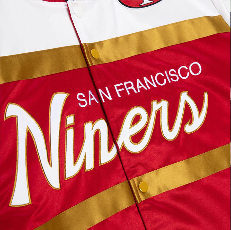 San Francisco 49ers Special Script Heavyweight Satin Jacket