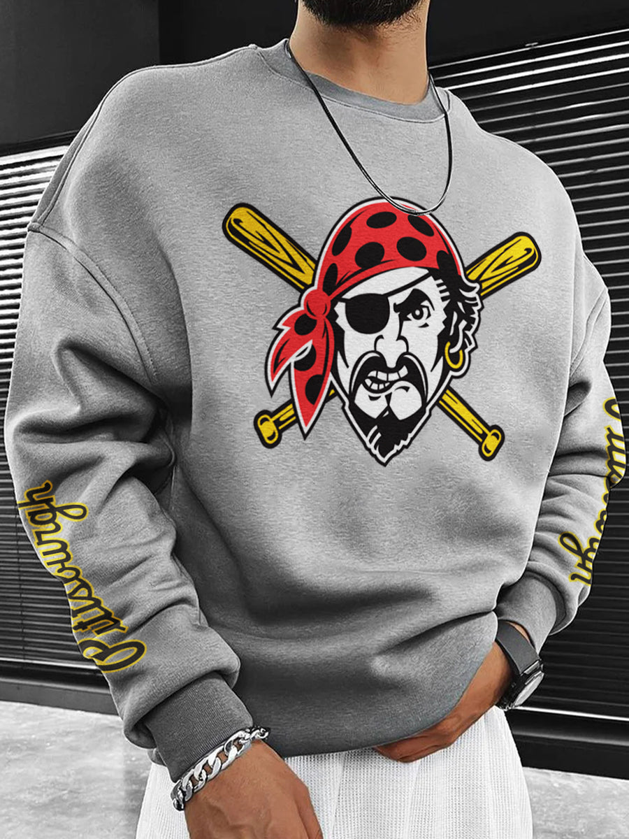Pittsburgh Pirates Fashion Men's Crewneck Sweatshirt