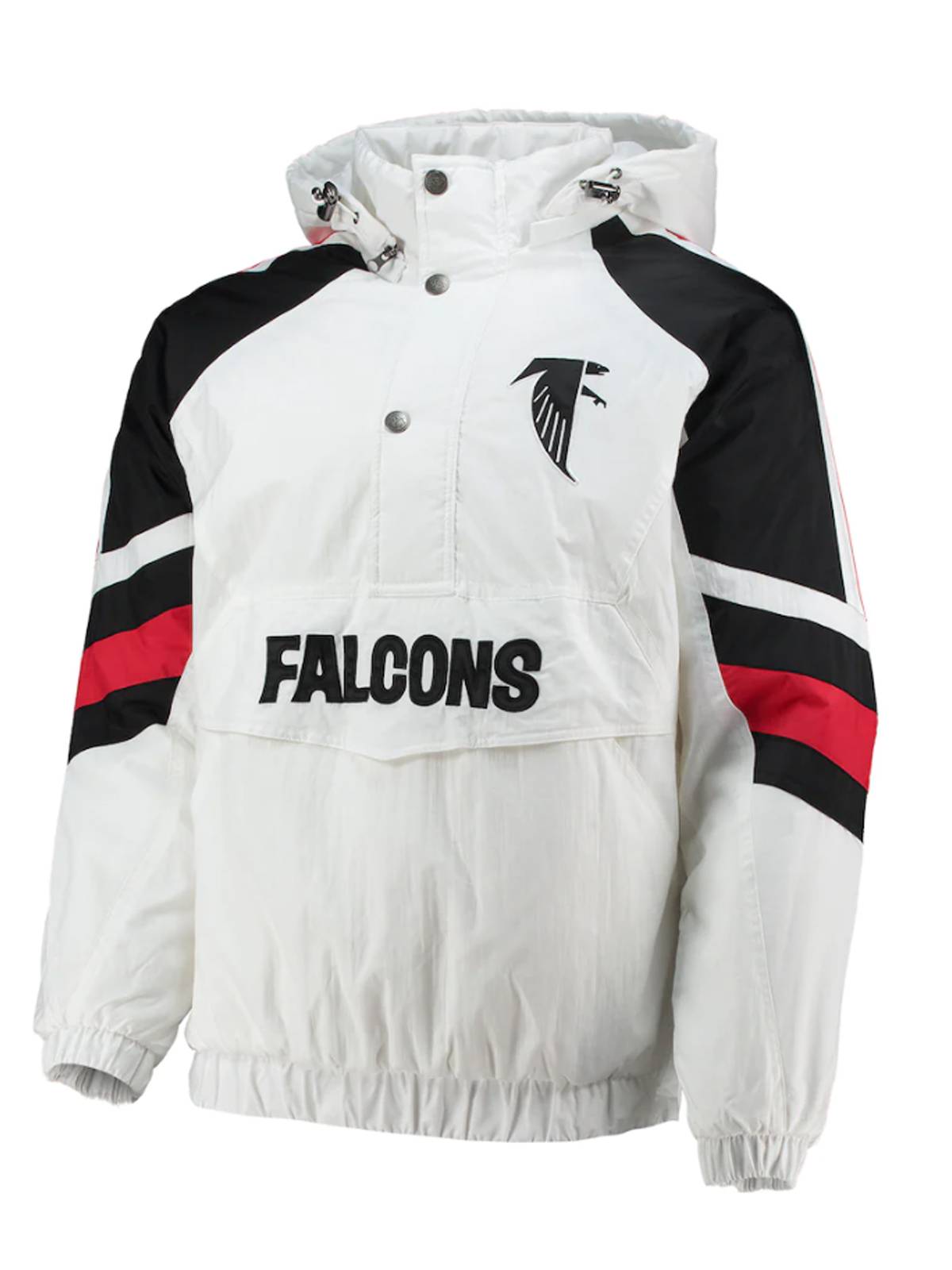 Atlanta Falcons Half-Snap Hoodie Jacket