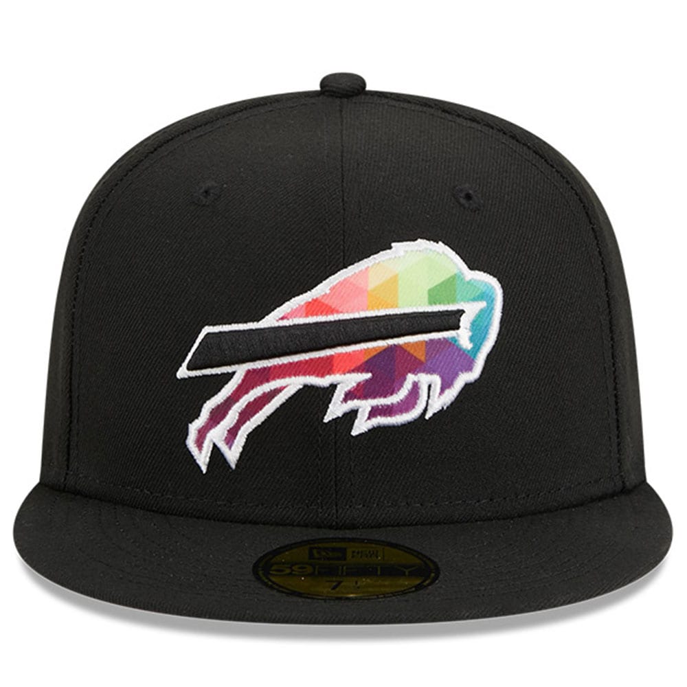 Buffalo Bills Men's Black 2023 Crucial Catch 59FIFTY Fitted Hat