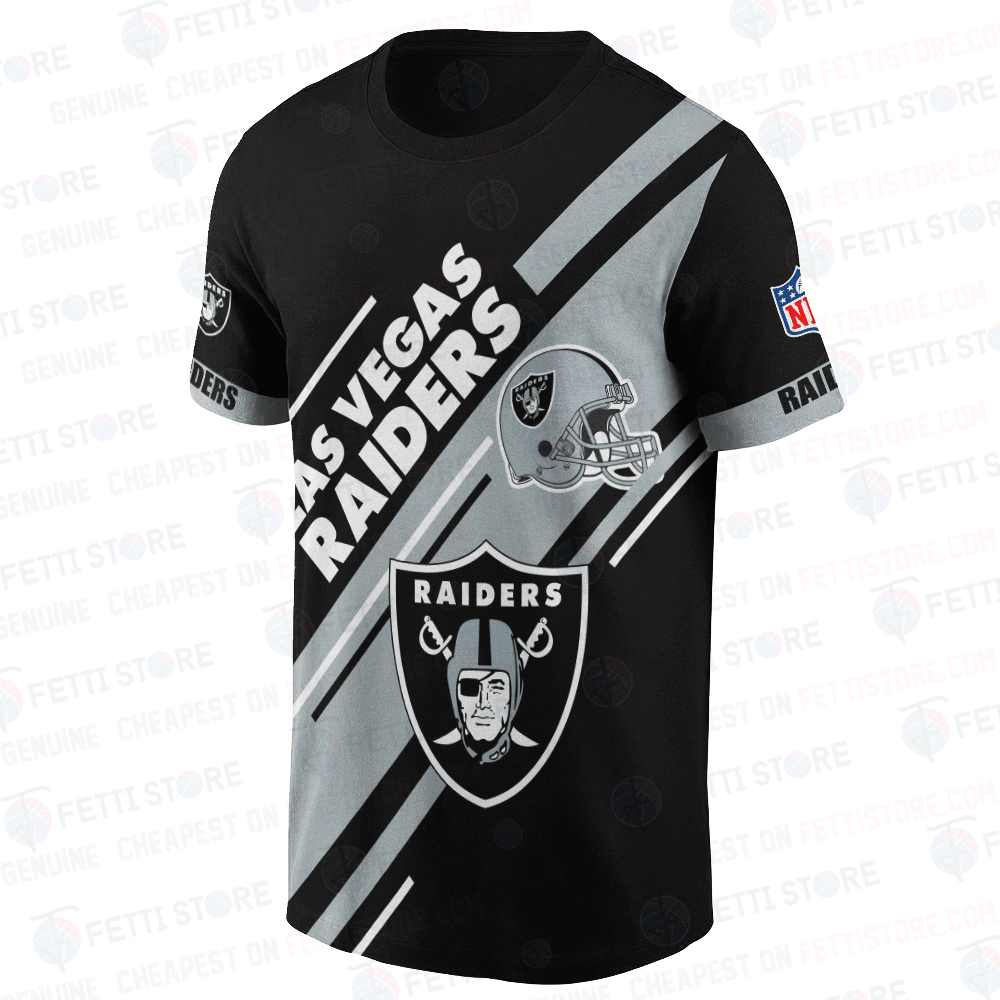 Las Vegas Raiders American Football Leauge Pattern 3D T-Shirt SH1 V2