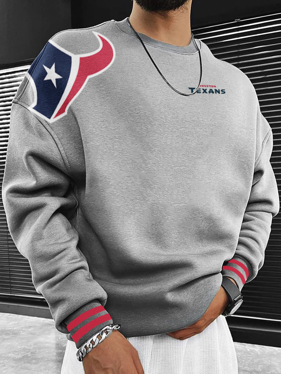 Houston Texans Printed Unisex Casual Sweatshirt