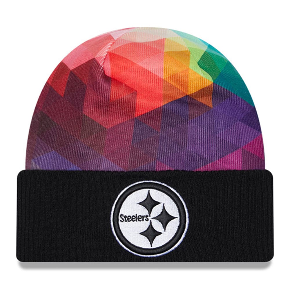 Pittsburgh Steelers Men's Black 2023 Crucial Catch Cuffed Knit Hat