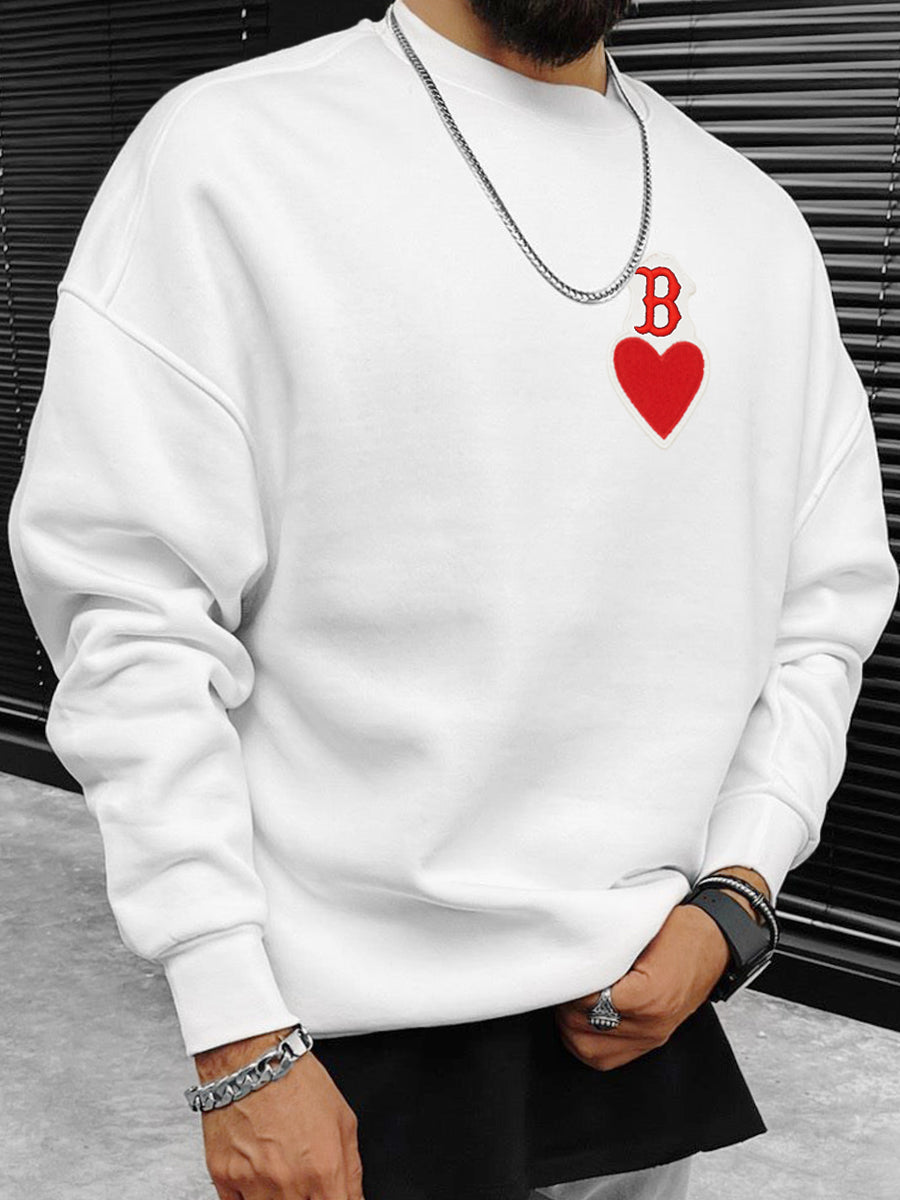 Boston Red Sox MLB Men's Oversize Crewneck Sweatshirt