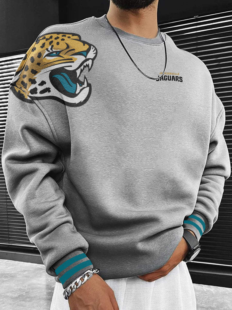 Jacksonville Jaguars Printed Unisex Casual Sweatshirt
